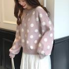 Dotted Sweater Pink - Sweater - One Size