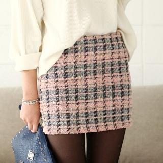 Tweed Pencil Skirt