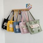 Buckled Rabbit Ear Canvas Tote Bag