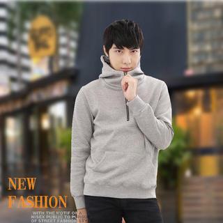 Hooded Zip-up Pullover