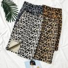 Leopard-print Midi Skirt