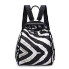Zebra Pattern Backpack Zebra - One Size