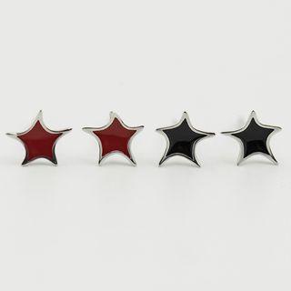 925 Sterling Silver Irregular Star Earring