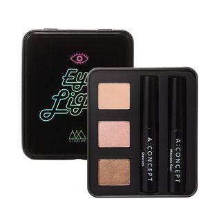 A:concept - Eye Light Daily Kit: Eye Shadow 3pcs + Mascara 1pc + Mascara Fixer 1pc