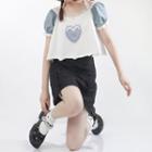 Short-sleeve Print T-shirt / Dress / A-line Skirt