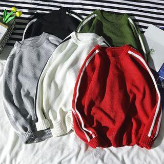 Striped-side Sweater