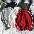 Striped-side Sweater