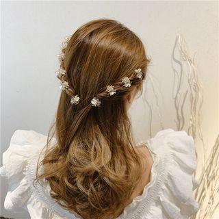 Floral Hair Claw K04-174 - Transparent - One Size