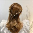 Floral Hair Claw K04-174 - Transparent - One Size