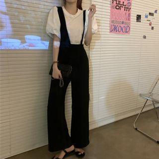 Short-sleeve T-shirt / Suspender Pants / Suspender Shorts
