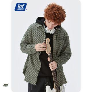 Round-hem Dolman-sleeve Shirt