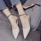 Ankle Strap Pointy Sandals