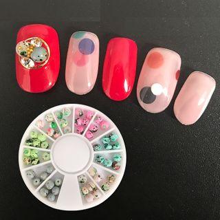 Beaded Nail Art Decoration 12g-121 - One Size