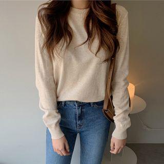 Colored Relaxed-fit Knit Top