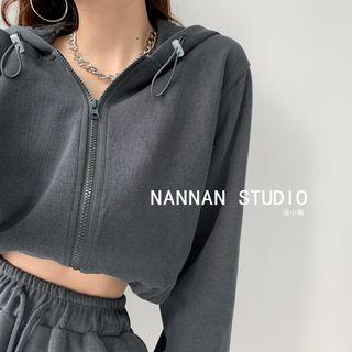 Loose-fit Hooded Crop Jacket In 5 Colors