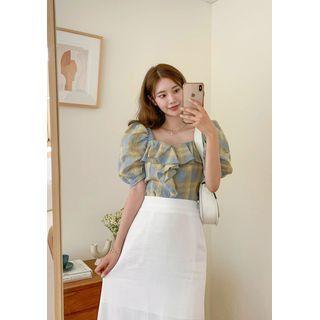 Maxi Linen Blend Skirt