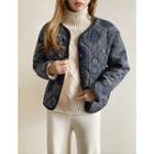 Quilted Reversible Fleece Jacket