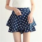 Dotted Wide-leg Shorts