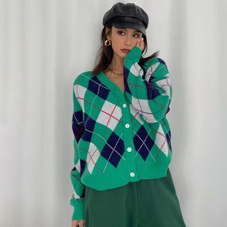 England-argyle Loose-fit Cardigan