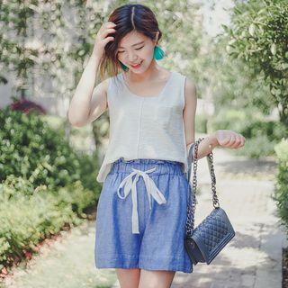 Set: Tank Top + Drawstring Shorts