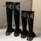 Chunky-heel Tall Boots / Over-the-knee Boots