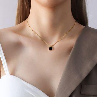 Square Pendant / Necklace / Set