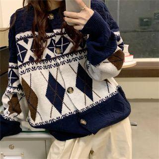 Long-sleeve Pattern Coat