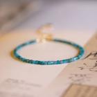 Faux Gemstone Bracelet Blue - One Size