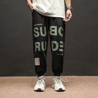 Printed Loose Sweatpants