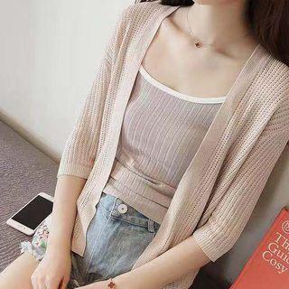 Contrast Trim Knit Cami Top