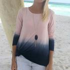 Gradient Long-sleeve T-shirt