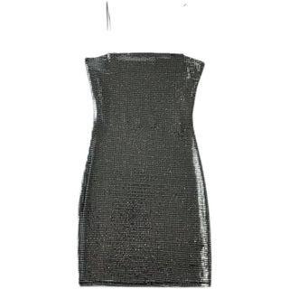 Spaghetti Strap Mini Sequin Dress