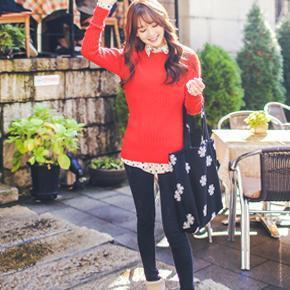 Slim-fit Cable-knit Sweater