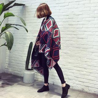 Geometric Pattern Winter Scarf