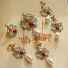 Traditional Chinese Brooch Pin / Earring / Clip On Earring