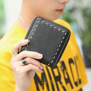 Stitch Detailed Zip Wallet