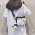 Color Block Crossbody Bag / Bag Charm