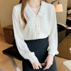 Double Layer Chiffon Shirt
