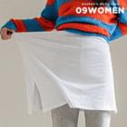 Slit-side Layering Skirt