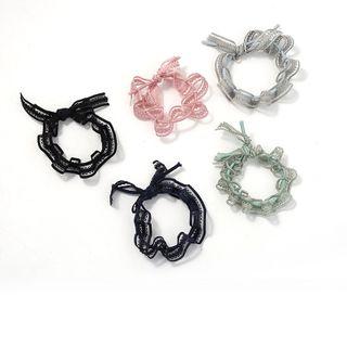 Mesh Ruffle Hair Tie