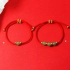 Faux Gemstone Bead String Bracelet (various Designs)