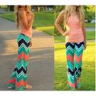 Chevron Wide Leg Pants
