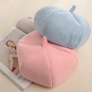 Faux-suede Beret