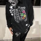 Star Skeleton Zip-up Hoodie