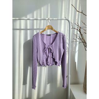 Lettuce-edge Strappy Bolero