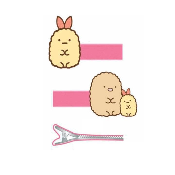 Sumikko Gurashi Shippo Hair Clip W Mascot Set 2 Pcs 1 Set