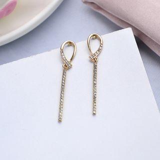 Rhinestone Dangle Earring Era055 - 08