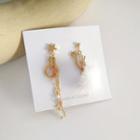 Non-matching Star & Rabbit Drop Earring / Clip-on Earring
