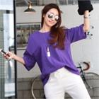 3/4-sleeve Boxy-fit T-shirt