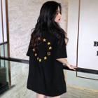 Couple Matching Elbow-sleeve Star Print T-shirt